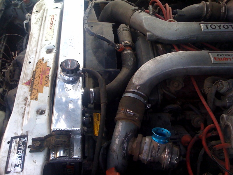 Supra 70 (1G-GTEU) - Mishimoto inside (R)